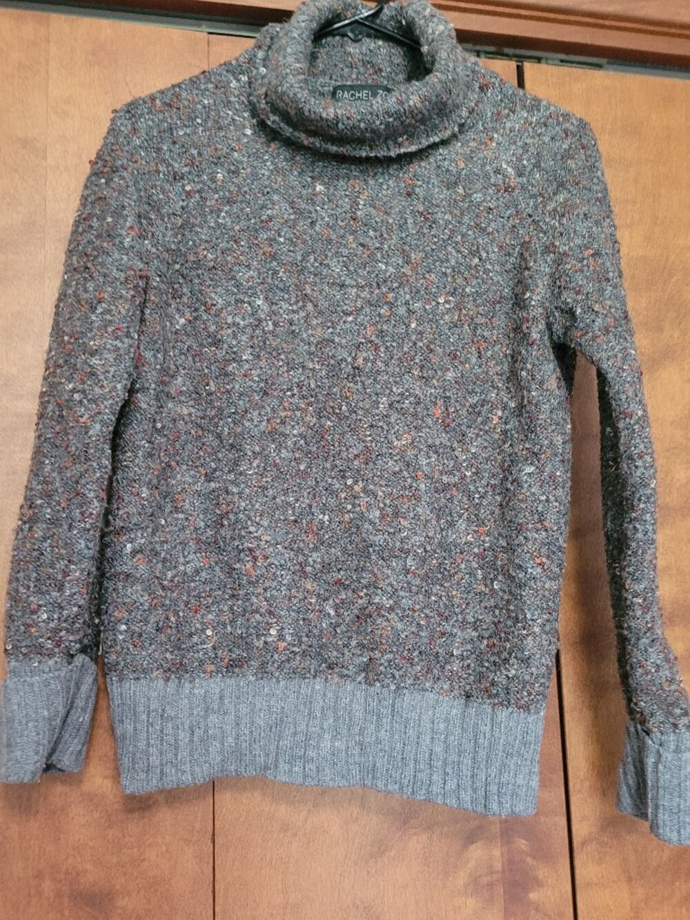 Rachel Zoe multicolor cowl neck sweater, size Small